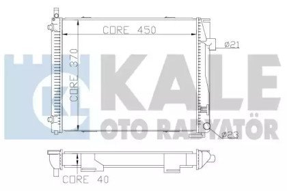 Фото автозапчасти теплообмінник KALE OTO RADYATOR 361900