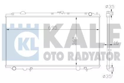 Теплообмінник KALE OTO RADYATOR 363100