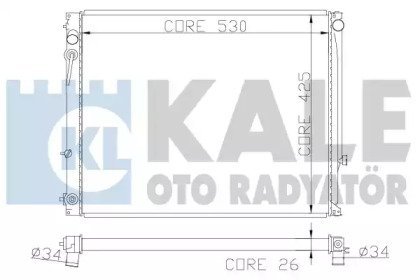 Фото автозапчастини kale suzuki радиатор охлаждения vitara,grand vitara i 2.0 94- KALE OTO RADYATOR 365200