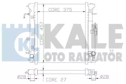 Фото автозапчасти теплообмінник KALE OTO RADYATOR 365700