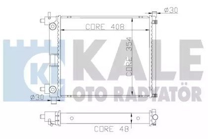 Фото автозапчастини kale toyota радіатор охолодження yaris 1.3/1.5 99- KALE OTO RADYATOR 365900