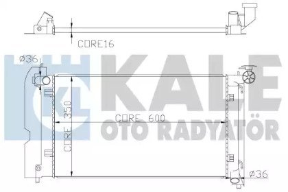 Теплообмінник KALE OTO RADYATOR 366800 (фото 1)