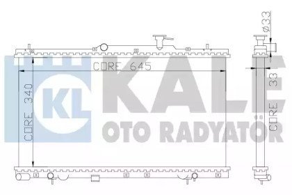 KALE HYUNDAI радіатор охолодження Accent II 1.3/1.5 00- KALE OTO RADYATOR 369000