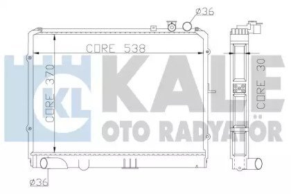 Фото автозапчастини теплообмінник KALE OTO RADYATOR 369900