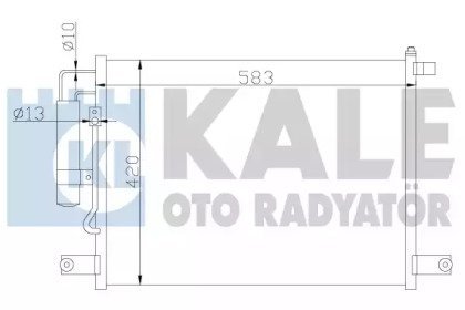 Радиатор кондиционера Chevrolet Aveo, Kalos, Daewoo Kalos KALE OTO RADYATOR 377000