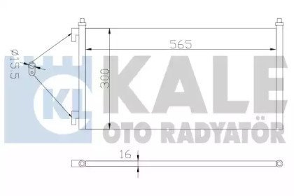 Фото автозапчасти конденсатор KALE OTO RADYATOR 378200