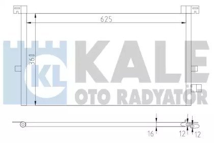 Фото автозапчасти конденсатор KALE OTO RADYATOR 378700