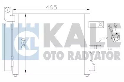 Фото автозапчасти конденсатор KALE OTO RADYATOR 379100