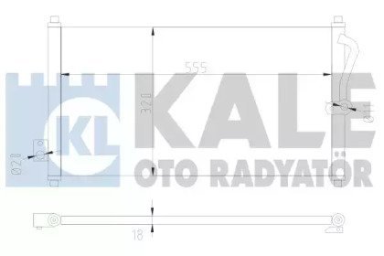 Фото автозапчасти конденсатор KALE OTO RADYATOR 380500