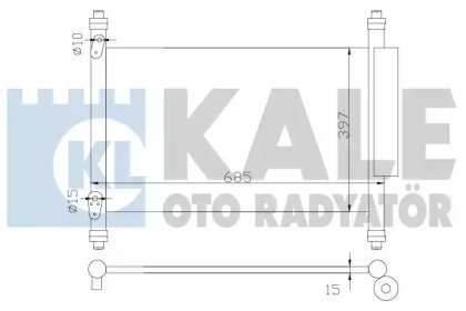 Фото автозапчастини радіатор кондиціонера Suzuki Grand Vitara II KALE OTO RADYATOR 383000