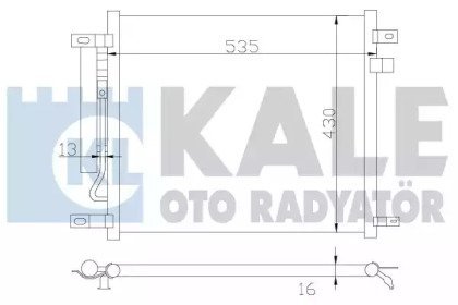 Фото автозапчасти радиатор кондиционера Chevrolet Aveo, Kalos KALE OTO RADYATOR 385200