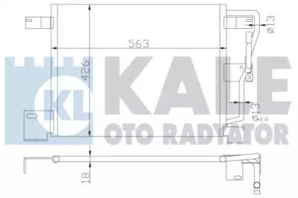 Фото автозапчасти конденсатор KALE OTO RADYATOR 385900