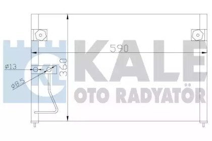 Фото автозапчасти конденсатор KALE OTO RADYATOR 387000