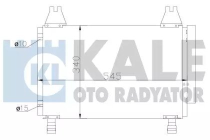 Фото автозапчастини kale toyota радіатор кондиціонера yaris 1.0/1.3 05- KALE OTO RADYATOR 390100 (фото 1)