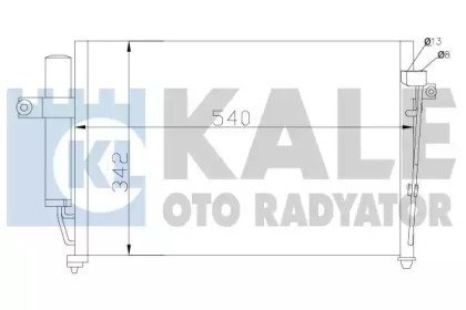 Радиатор кондиционера Hyundai Getz KALE OTO RADYATOR 391700