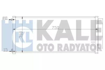 Фото автозапчастини радіатор кондиціонера Honda Jazz II KALE OTO RADYATOR 392000