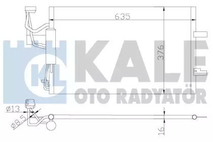 Конденсатор KALE OTO RADYATOR 392200