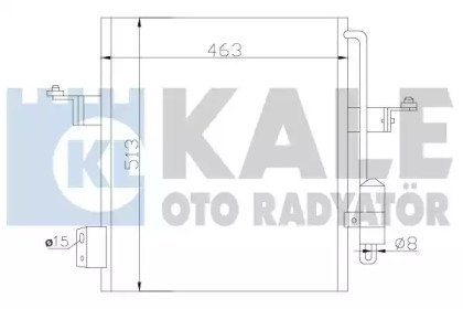 Фото автозапчастини радіатор кондиціонера Mitsubishi L200 2.5TD (06-) АКПП,МКПП KALE OTO RADYATOR 393100