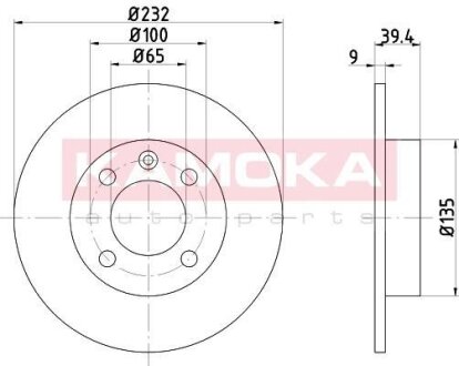 Фото автозапчасти автозапчасть KAMOKA 103146