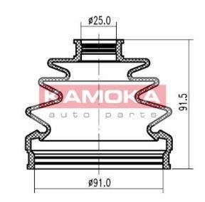 Фото автозапчастини пильовик привідного валу KAMOKA 1146360