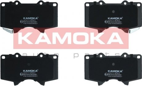 Гальмівні колодки, дискове гальмо (набір) KAMOKA JQ101111