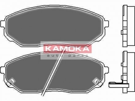 Гальмівні колодки, дискове гальмо (набір) KAMOKA JQ101115 (фото 1)