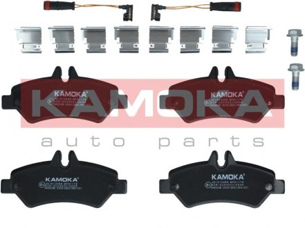 Комплект тормозных колодок, дисковый тормоз KAMOKA JQ1012088 (фото 1)