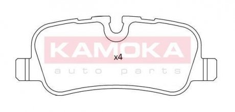 Комплект гальмівних колодок задній KAMOKA JQ101211