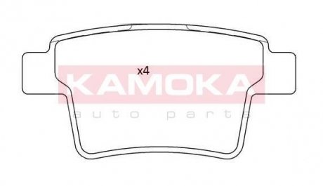 Комплект гальмівних колодок KAMOKA JQ101214
