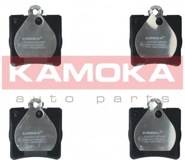 Гальмівні колодки, дискове гальмо (набір) KAMOKA JQ1012622 (фото 1)