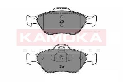 Гальмівні колодки, дискове гальмо (набір) KAMOKA JQ1012788 (фото 1)