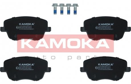 Гальмівні колодки, дискове гальмо (набір) KAMOKA JQ1012838