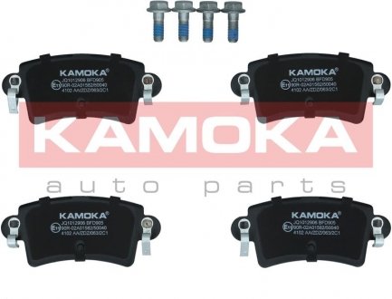 Гальмівні колодки, дискове гальмо (набір) KAMOKA JQ1012906