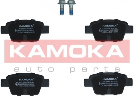Гальмівні колодки, дискове гальмо (набір) KAMOKA JQ1012938 (фото 1)