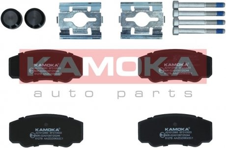 Гальмівні колодки, дискове гальмо (набір) KAMOKA JQ1012960 (фото 1)