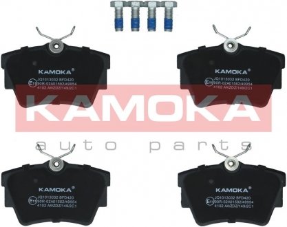 Гальмівні колодки, дискове гальмо (набір) KAMOKA JQ1013032