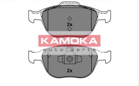 Гальмівні колодки, дискове гальмо (набір) KAMOKA JQ1013136