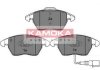 Гальмівні колодки, дискове гальмо (набір) KAMOKA JQ1013282 (фото 2)