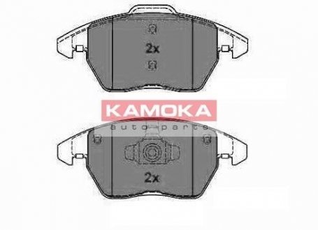 Гальмівні колодки, дискове гальмо (набір) KAMOKA JQ1013456 (фото 1)