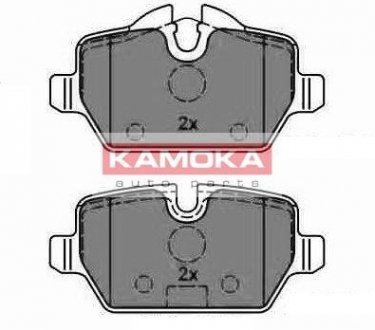 Гальмівні колодки, дискове гальмо (набір) KAMOKA JQ1013612 (фото 1)