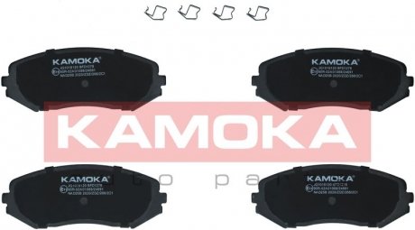 Гальмівні колодки, дискове гальмо (набір) KAMOKA JQ1018120 (фото 1)