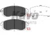 Фото автозапчастини suzuki тормозные колодки передн.sx4 06- KAVO PARTS KBP-6557 (фото 1)