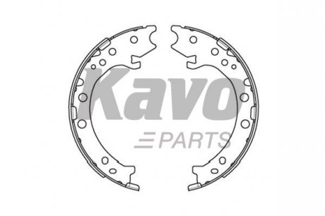 Фото автозапчасти honda тормозные колодки задн.ручного тормоза cr-v ii 01- KAVO PARTS KBS-2903