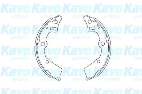 Фото автозапчасти szczeki ham KAVO PARTS KBS4409