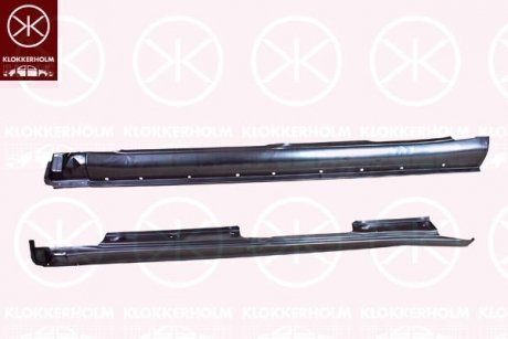 Фото автозапчастини правий поріг TOYOTA LAND CRUISER 98-08 (J10) KLOKKERHOLM FP 8136 012