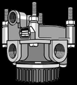 Релейный клапан (M16x1,5/M22x1,5) Knorr-Bremse AC 574AA (фото 1)