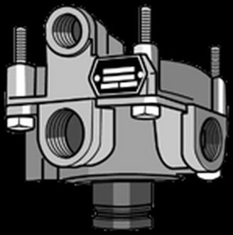 Релейний клапан (M16x1.5/M22x1.5) STAR 200 Knorr-Bremse AC 574AY (фото 1)