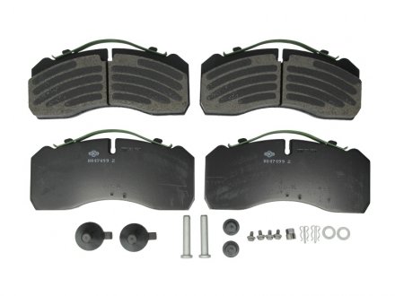 Комплект гальмівних колодок передній/задній SB6000 Knorr-Bremse K 016970 (фото 1)