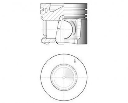 Фото автозапчасти поршень KOLBENSCHMIDT 41 268 600