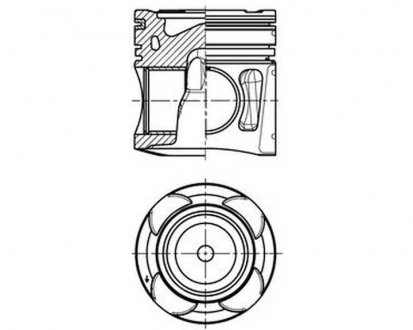 Фото автозапчасти поршень KOLBENSCHMIDT 41979600 (фото 1)